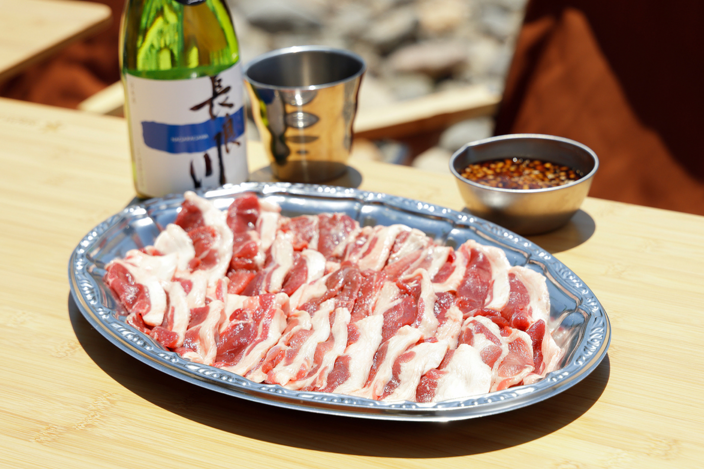 天然 猪肉もも 800g 3〜4人前(またぎタレ付き)
