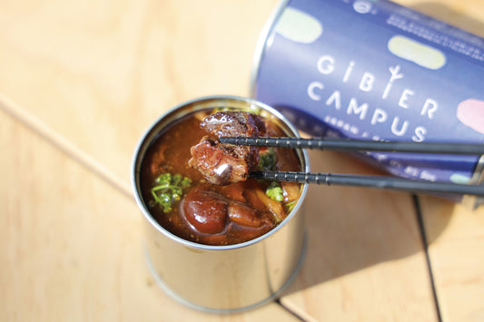 GIBIER CUMPUS 熊と天然木の子のお鍋【1缶】